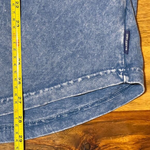 Disney EPCOT Norway Spirit Jersey Blue Acid Wash Long Sleeve Shirt Adult Medium - Picture 9 of 9